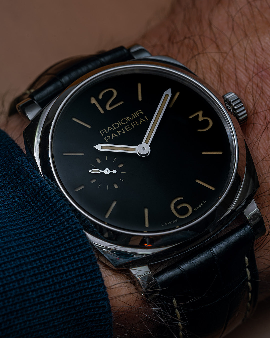 PANERAI RADIOMIR 1940 BLACK DIAL DAYS 42MM STEEL PAM00512 – PRJKT8