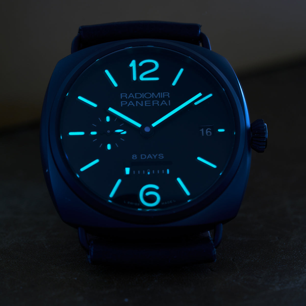 PANERAI RADIOMIR CERMAIC 8 DAYS PAM 384 LUME