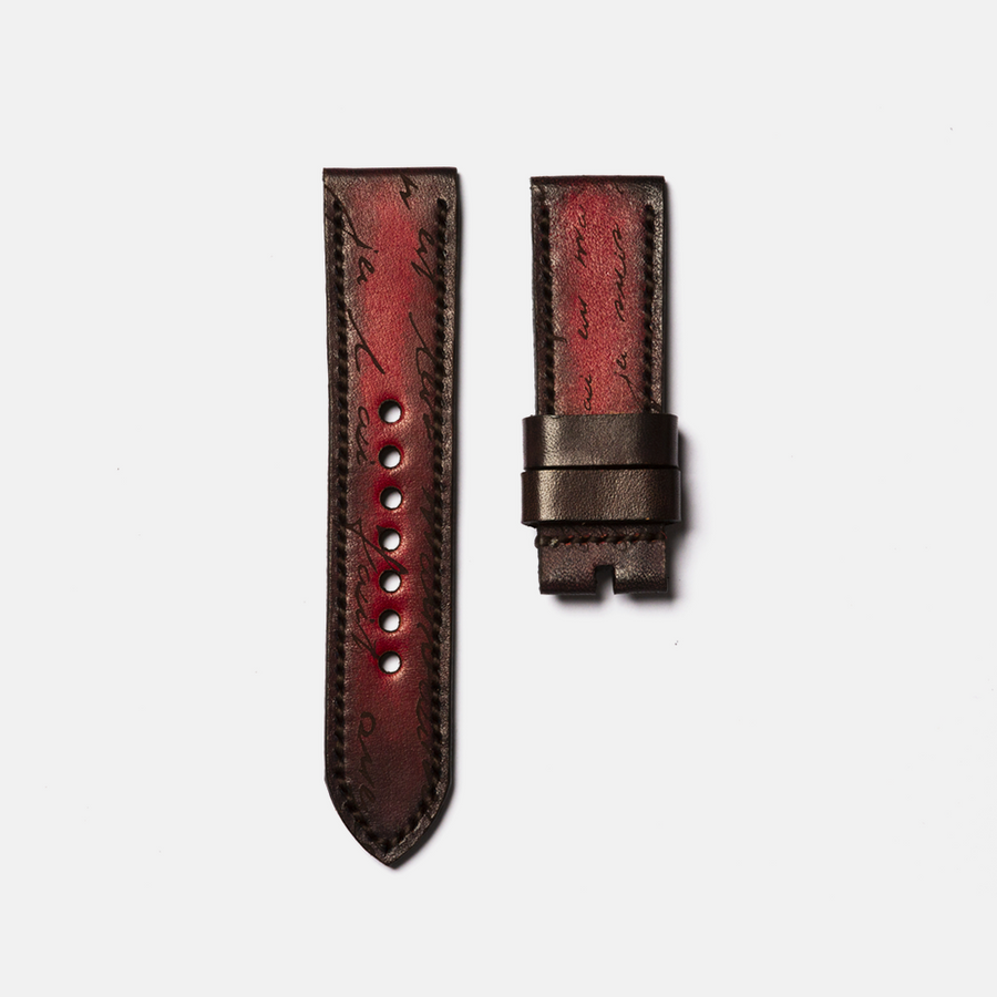 Tunx Straps Latin-Carving Red