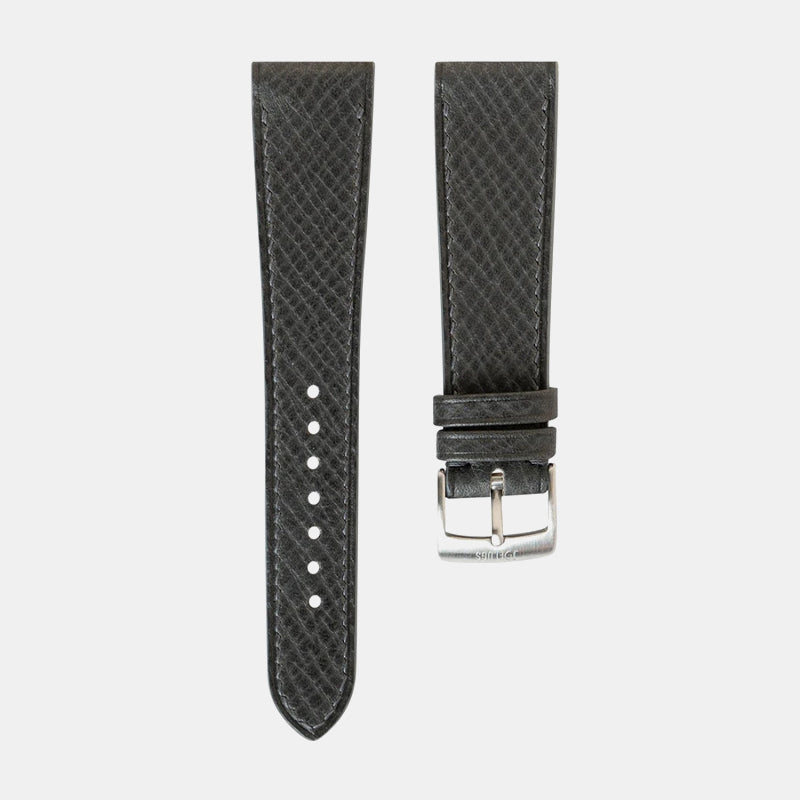 Delugs Russian Hatch Grain Slim Strap – Chicago Blue