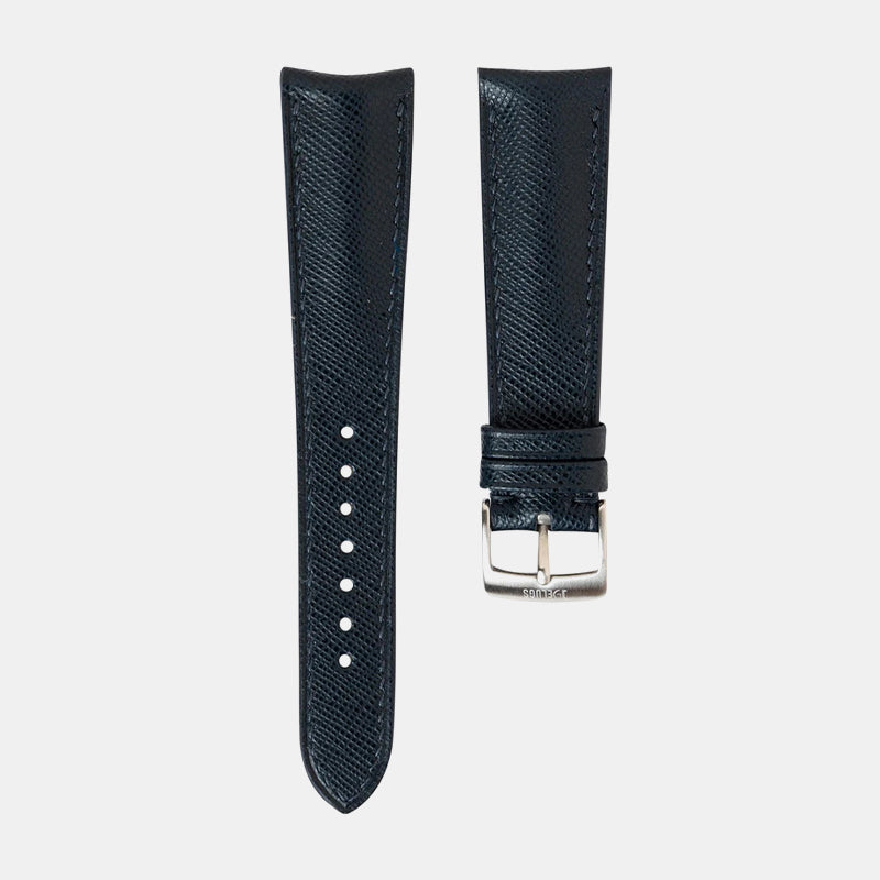 Delugs Saffiano Signature Strap - Curved – Navy