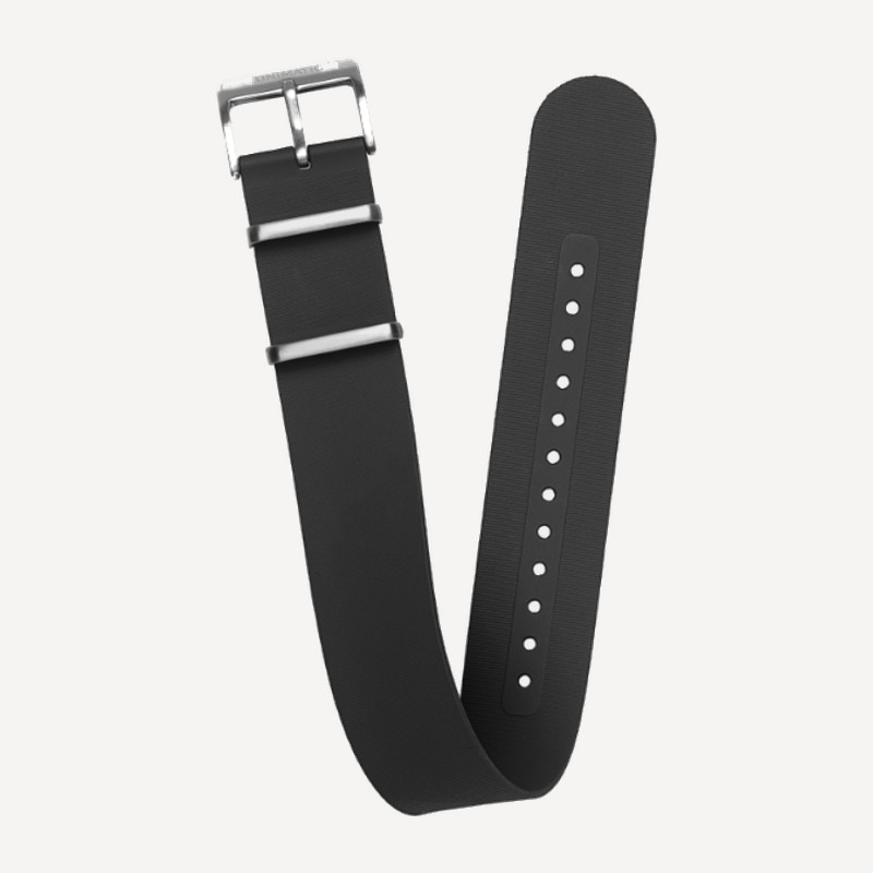 UNIMATIC Nylon Nato – Black Fluoroelastomer