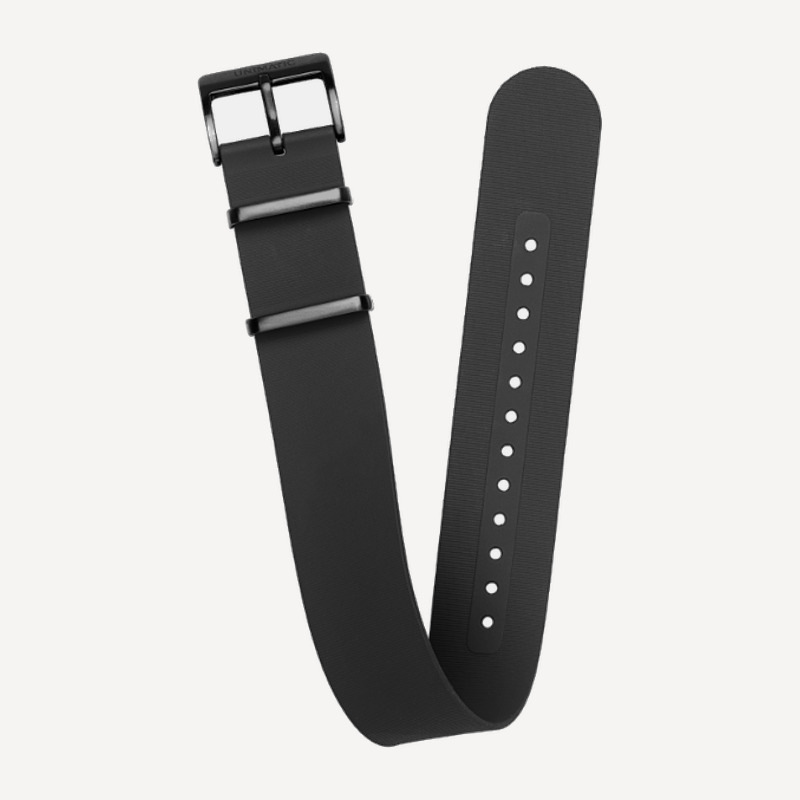 UNIMATIC Nylon Nato – Black Fluoroelastomer