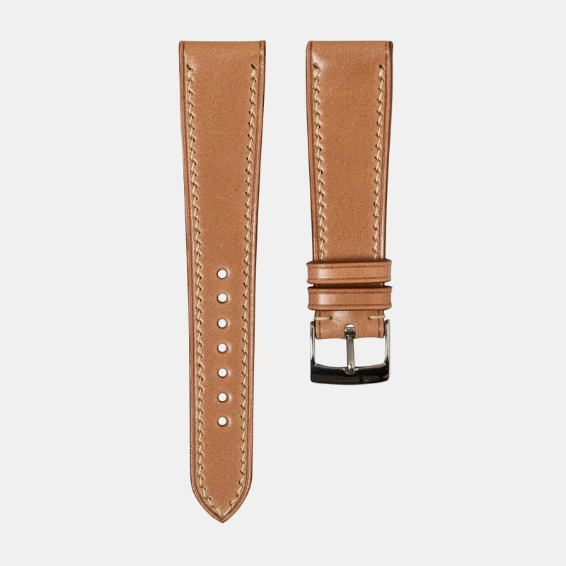 Delugs Shell Cordovan Slim Strap – Natural