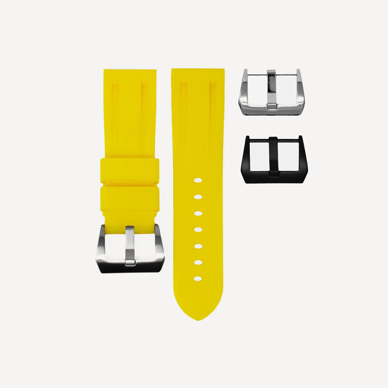 Horus Watch Straps Horus Rubber Strap for Panerai – Yellow