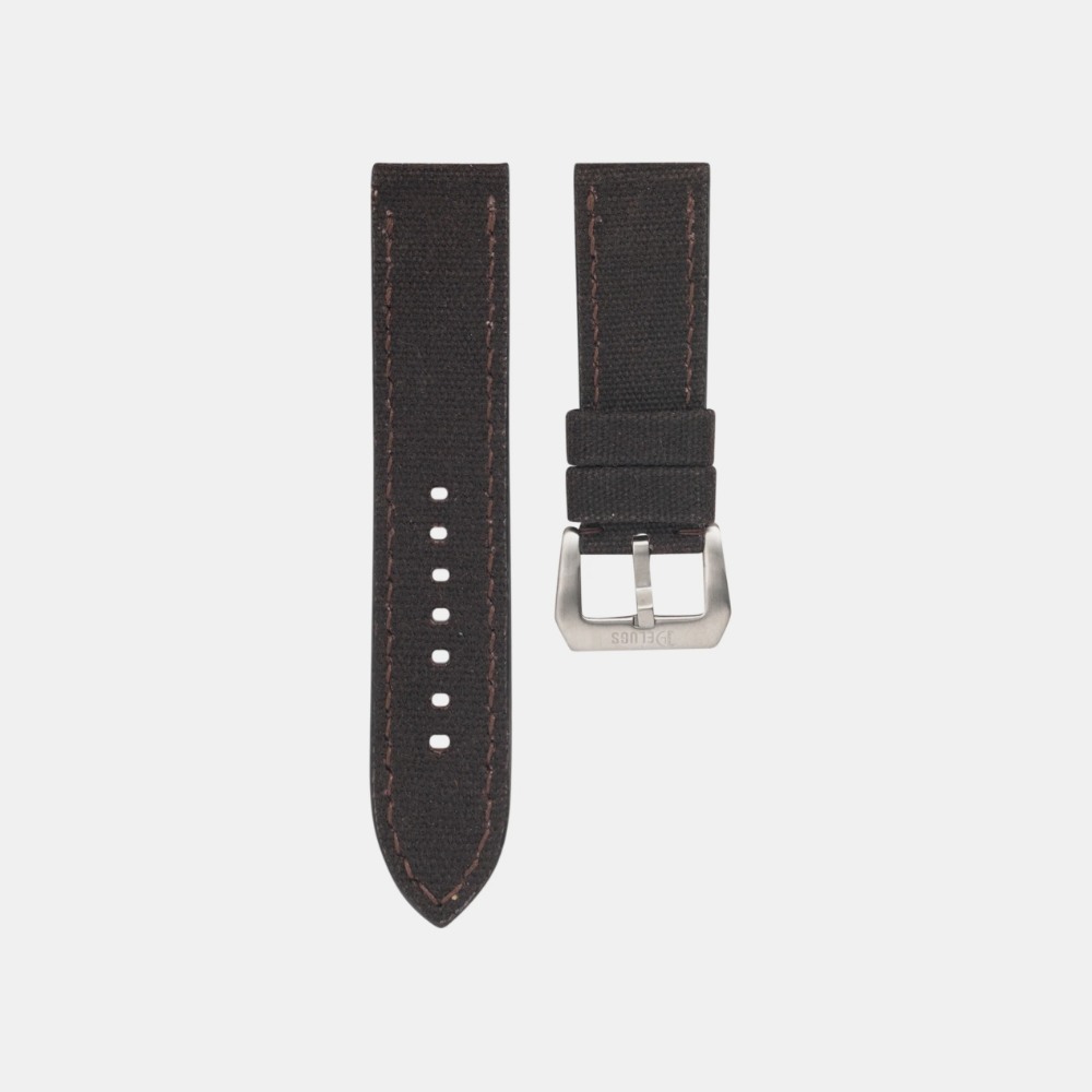 Delugs Waxed canvas Chunky Straps – Brown