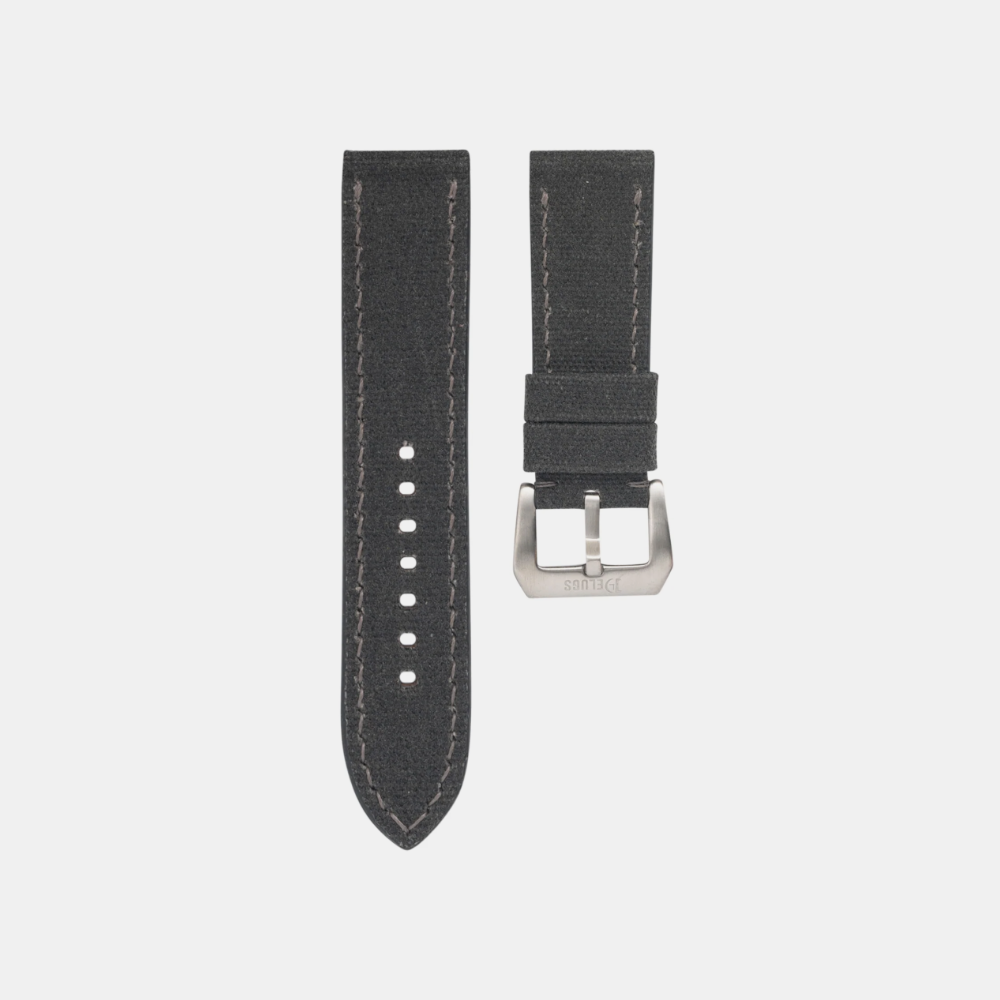 Delugs Waxed canvas Chunky Straps – Grey