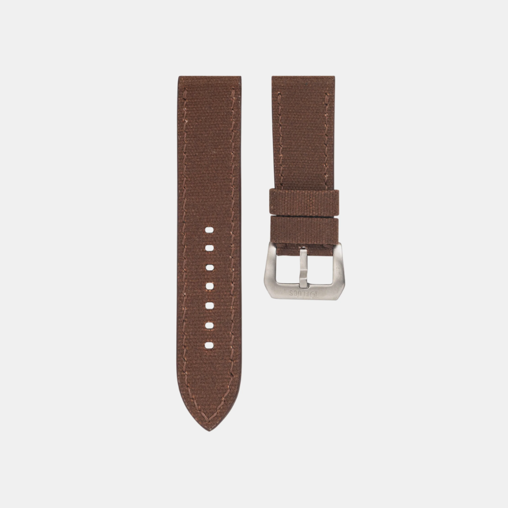 Delugs Waxed canvas Chunky Straps – Saddle