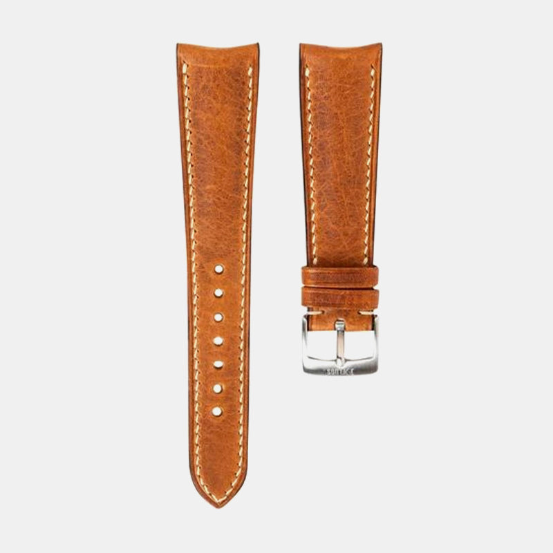 Delugs Waxy Signature Strap- Curved – Brown