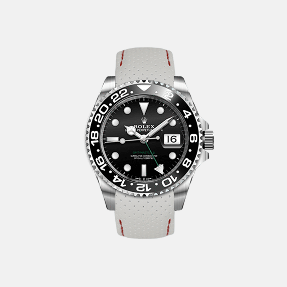 Everest Bands Racing leather Strap for Rolex